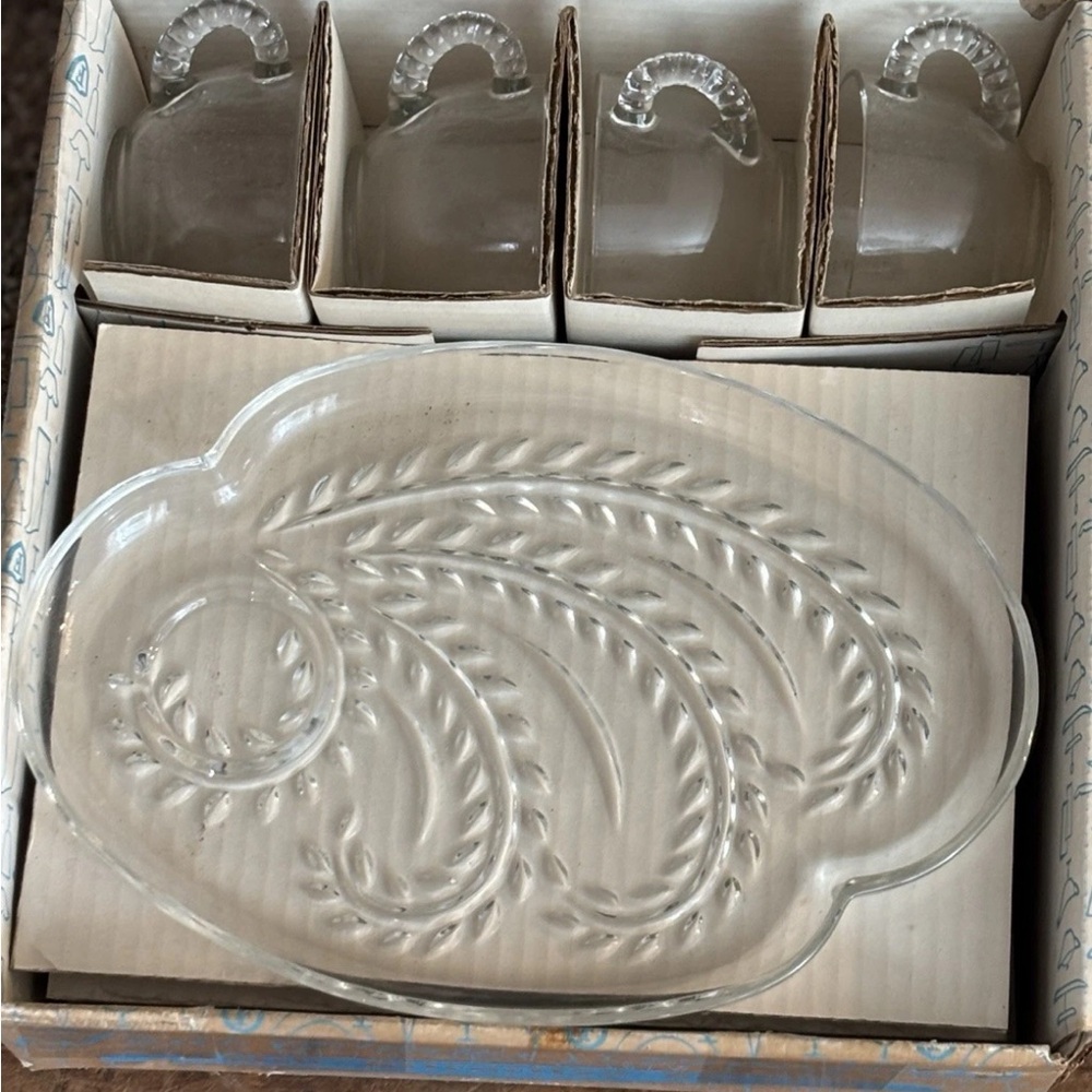 Vintage homestead snack set
